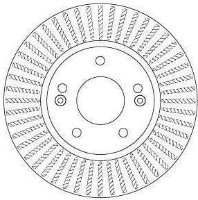 Trw Brake Disc Df8056