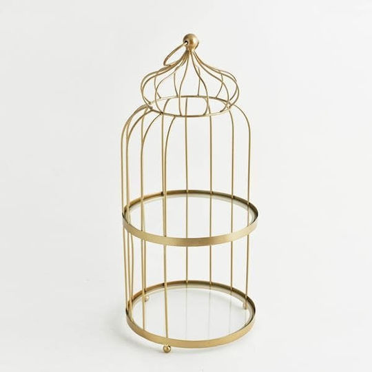 Eurolamp Metallic Lantern Gold 24x53x58cm Eurolamp Metallic Lantern Gold 24x53x58cm