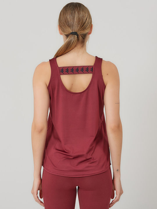 Gattam Women's Athletic Blouse Sleeveless Bordeaux