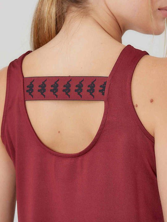 Gattam Women's Athletic Blouse Sleeveless Bordeaux