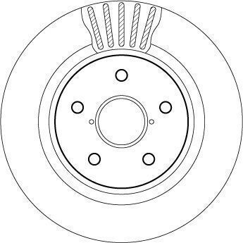 Trw Brake Disc Df2059bs