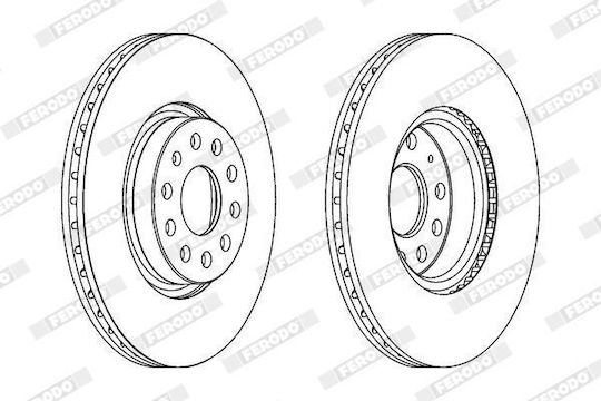 Ferodo Brake Disc Ddf1305