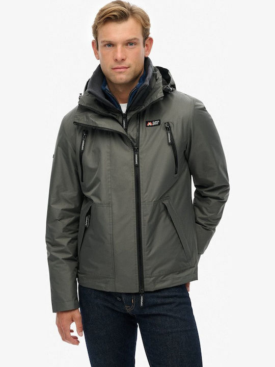 Mountain Jacket Windproof Dark Dull Charcoal