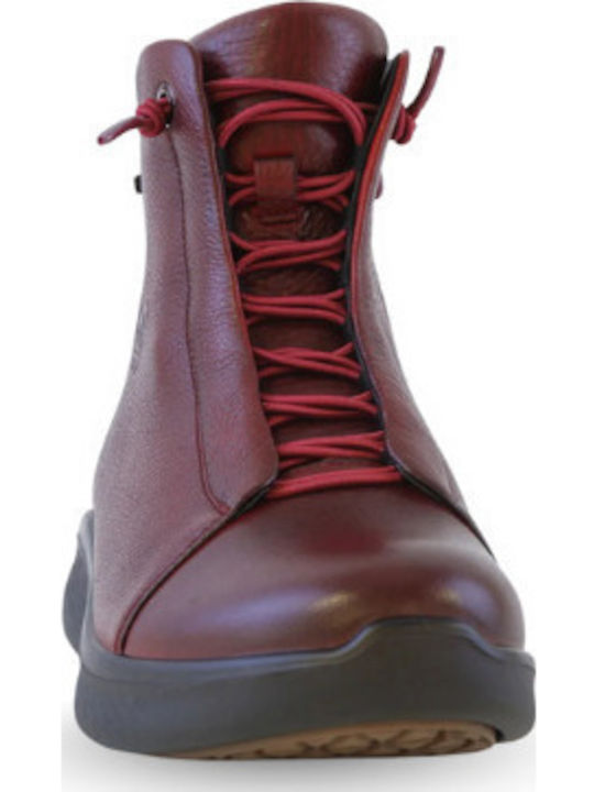 Ghete Dama de Piele Burgundy