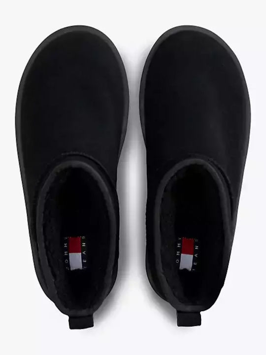 Suede Women's Ankle Boots Black