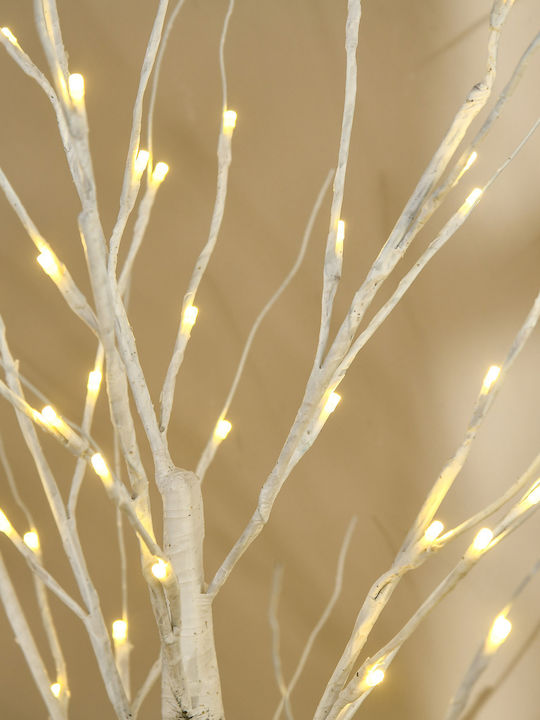 Christmas Tree 180cm with 12 Branches and with LED Lighting White