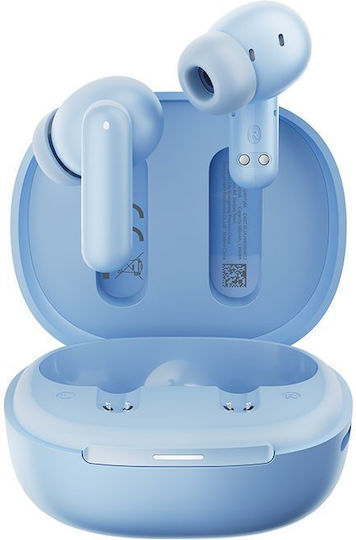 QCY MeloBuds HT16 Bluetooth Handsfree Earphones with Sweat Resistance and Charging Case Light Blue