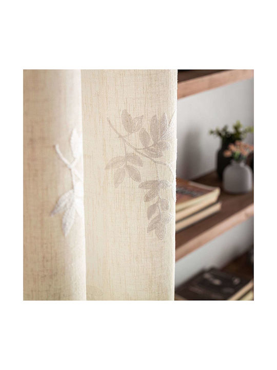 Gofis Home Perdea Cu Capse Bej 140x280cm