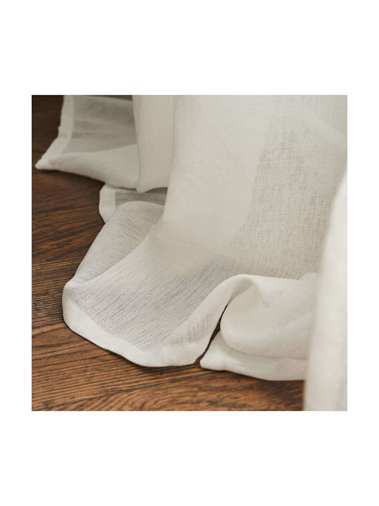 Gofis Home Curtain With Pencil Pleat Maisy 507 White 140x295cm
