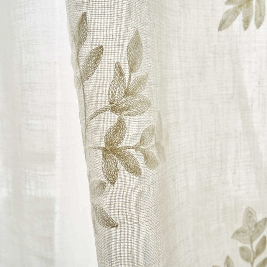 Gofis Home Curtain With Pencil Pleat White 140x280cm