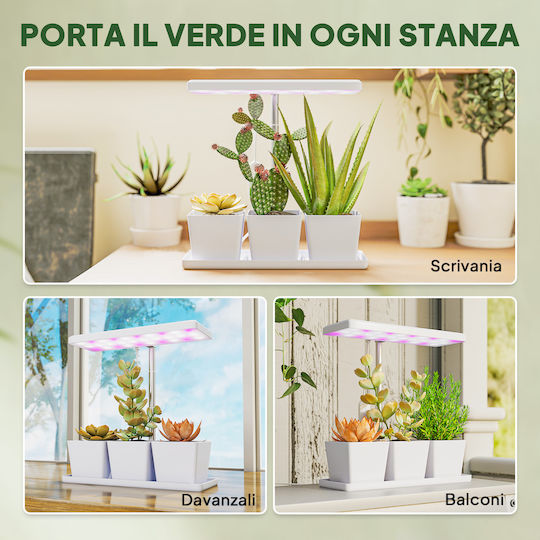 Outsunny Blumentopf Kunststoff White Outsunny Blumentopf Kunststoff White