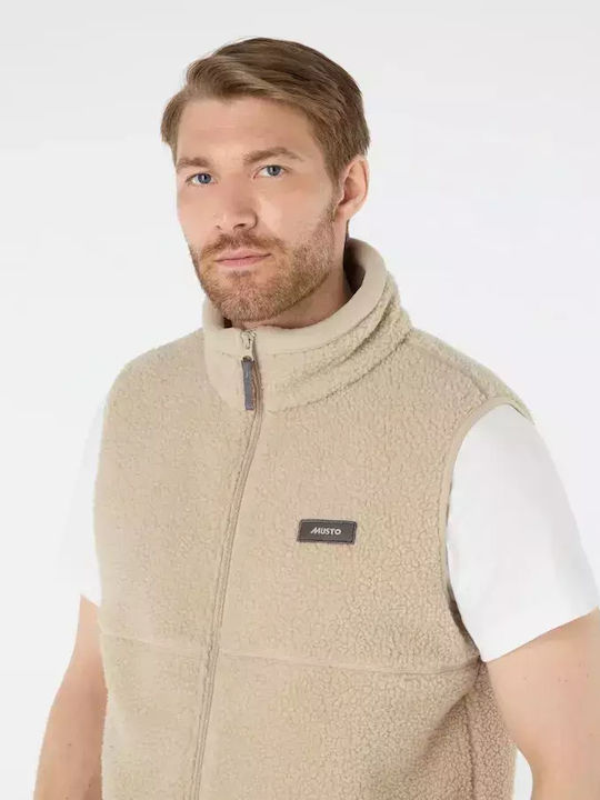 Ανδρική Ζακέτα Fleece Μπεζ
