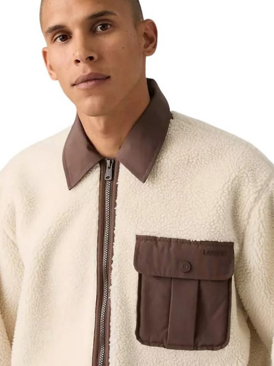 Levi's Sherpa Jacket Ecru