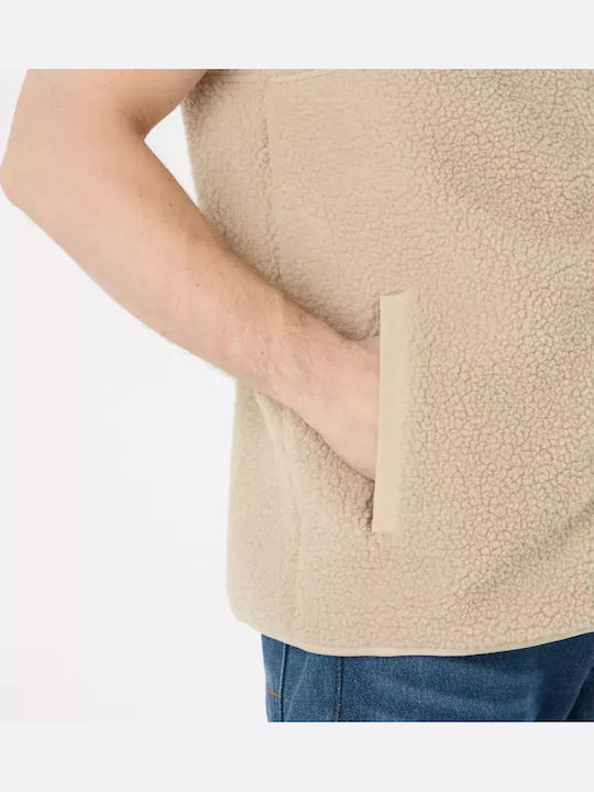 Ανδρική Ζακέτα Fleece Μπεζ
