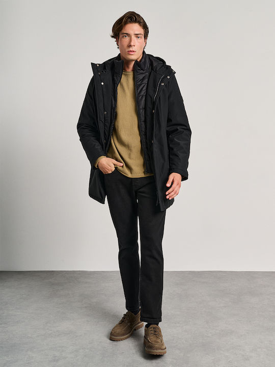 Philip Winter Jacket Parka Black