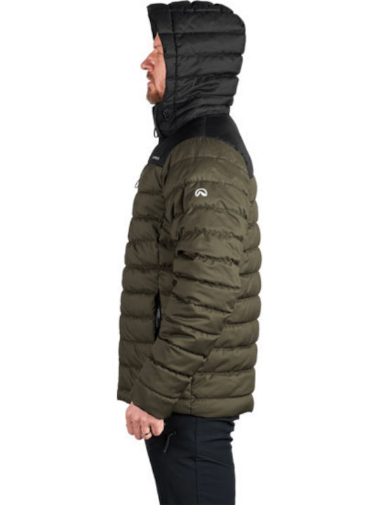 Winter Jacket Black Dark Green