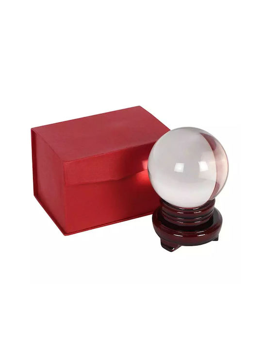 Bila De Vindecare Din Cristal Clar Cu Bază 10cm