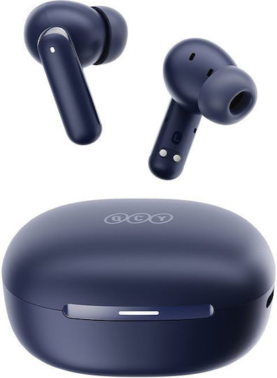 QCY MeloBuds HT16 Bluetooth Handsfree Earphones with Sweat Resistance and Charging Case Deep Blue