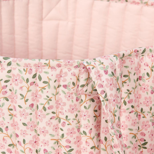 Little Dutch Παιδικό Καλάθι Αποθήκευσης από Ύφασμα Fairy Floral Ροζ 35x35x45cm