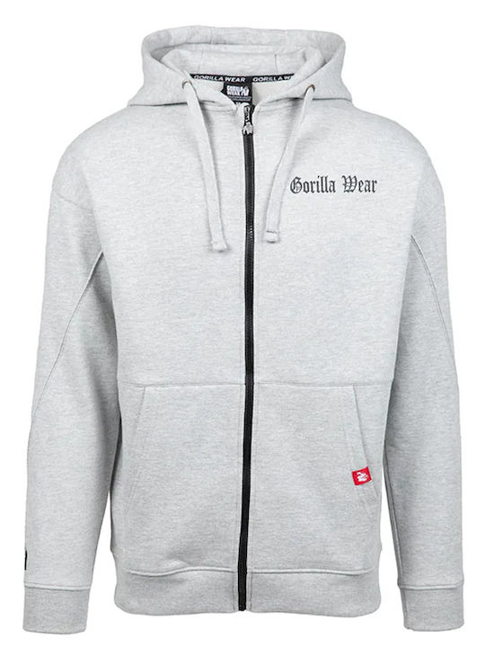 Cardigan With Hood Light Gray Melange