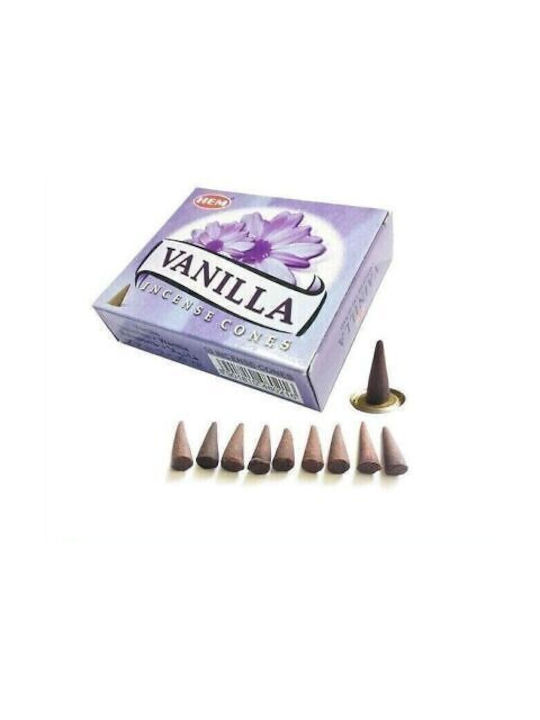 Ароматни Конуси Ванилия Hem Vanilla Cones 10 Бройки