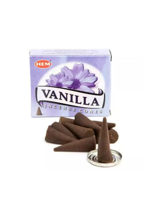 Ароматни Конуси Ванилия Hem Vanilla Cones 10 Бройки