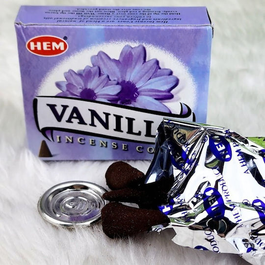 Αρωματικοί Κώνοι Βανίλια Hem Vanilla Cones 10τμχ