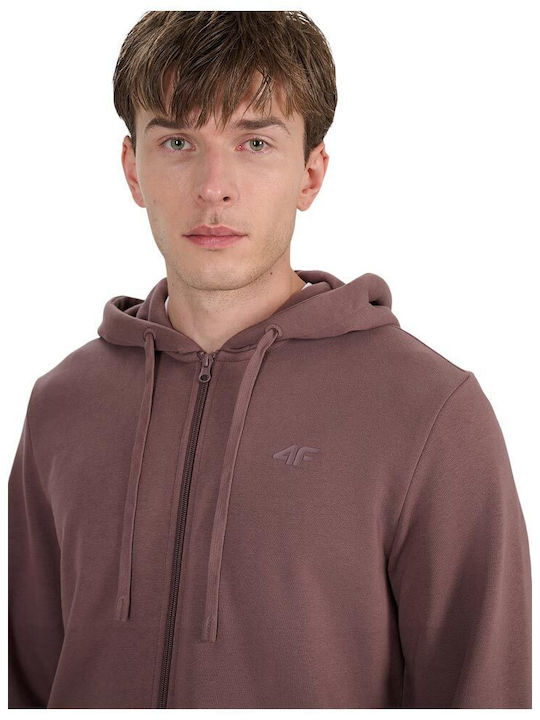 Sweatshirt with Hood Brown