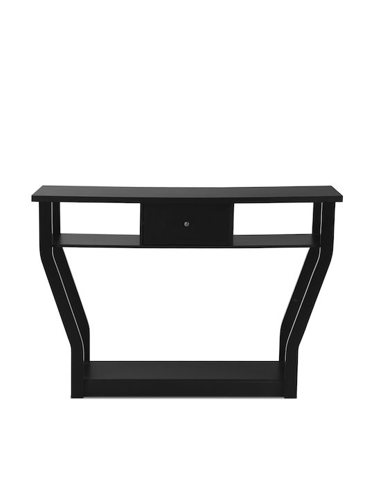 Consolă Lemn Negru L120xL30xH81buc