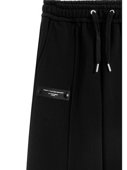 Damen Stoff Hose Schwarz