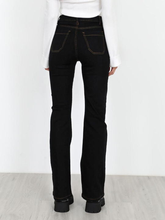 Damenjeans in Gerader Linie Black