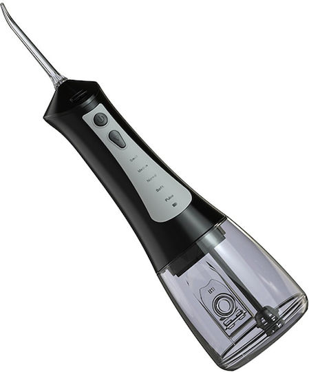 Lafe Water Flosser 300ml Επαναφορτιζόμενο & Αδιάβροχο Μαύρο