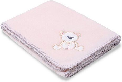 Interbaby Одеяло Детски пелени за пелени Розов 80x110см.