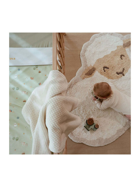 Little Dutch Blanket Nursery Swaddling Blankets Knitted White 70x100cm