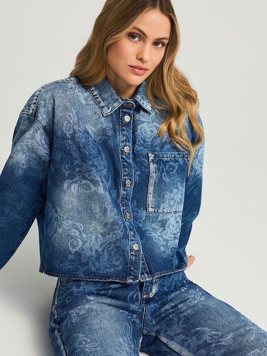 Damen Jeansjacke Blau