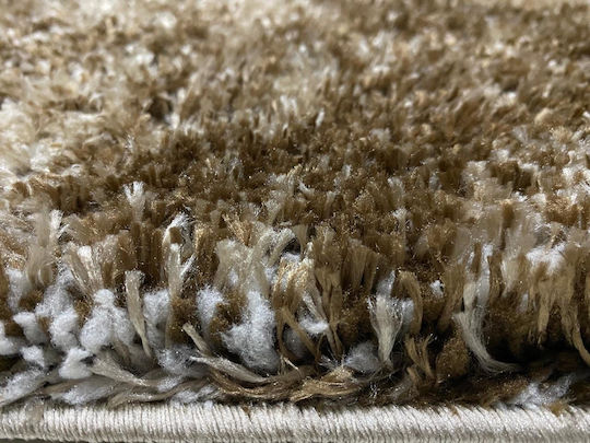 Jasmine Js Shaggy Bedroom Rugs Set Camel Brown JS-824-camel-brown-Set 3pcs