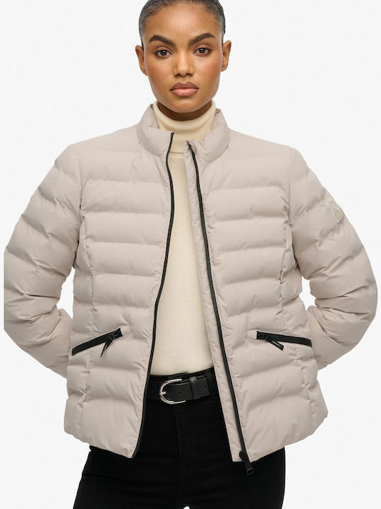 Fuji Women's Puffer Jacket for Winter Grey