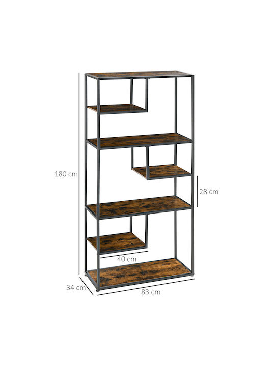 Bibliotecă Maro 83x34x180cm