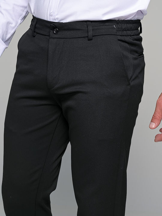 Piazza Nova Men's Black Trousers