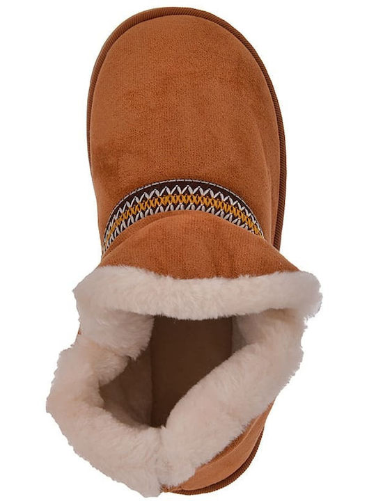 Closed Women's Slippers Brown