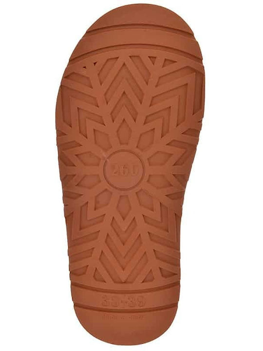 Closed Women's Slippers Brown