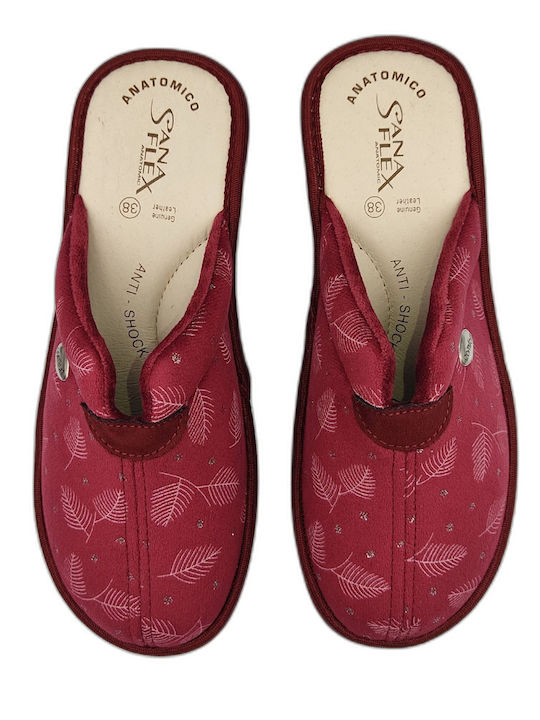 Anatomical Women's Slippers Burgundy