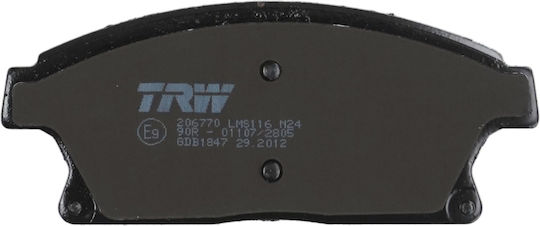 Trw Gdb1847 Set Plăcuțe De Frână Disc Frână