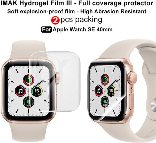 Imak Screen Protector for the Apple Watch SE, SE2, SE3 - Apple 2pcs