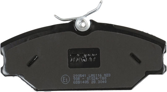 Trw Brake Pad Set Disc Brake Gdb1405
