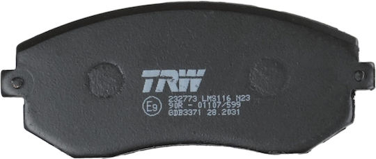 Trw Gdb3371 Brake Pad Set Disc Brake