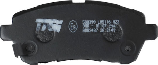 Trw Brake Pad Set Disc Brake Gdb3437