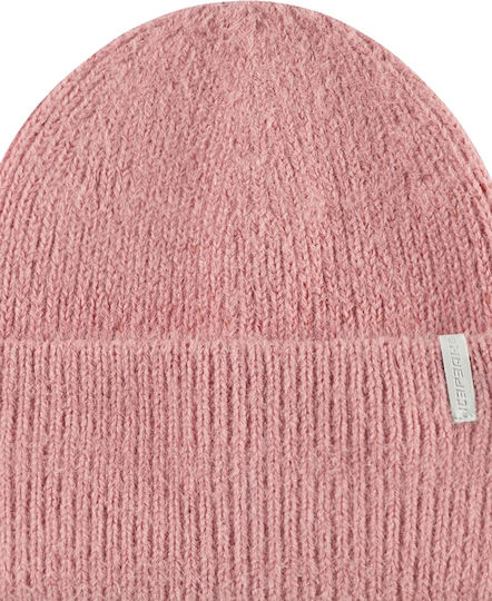 Beanie Frauen Beanie Gestrickt in Rosa Farbe