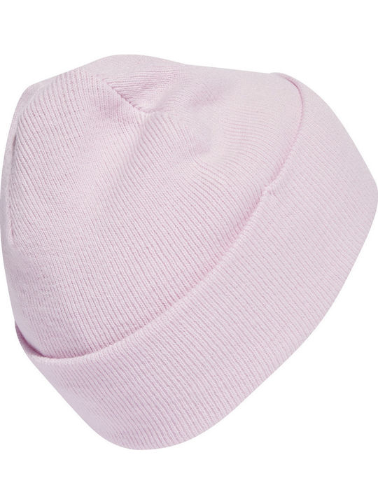 Tonal Met Bean Beanie Beanie Knitted in Pink color