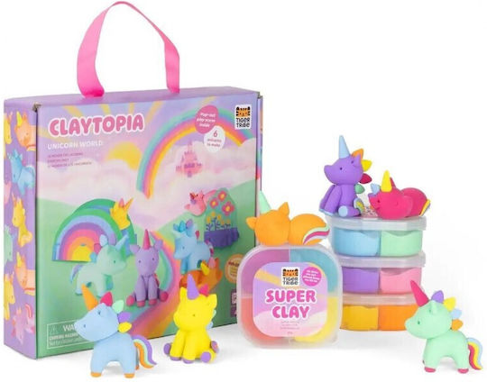 Σετ Δραστηριοτήτων Claytopia Unicorn World 20219 Tiger Tribe 9341736102523